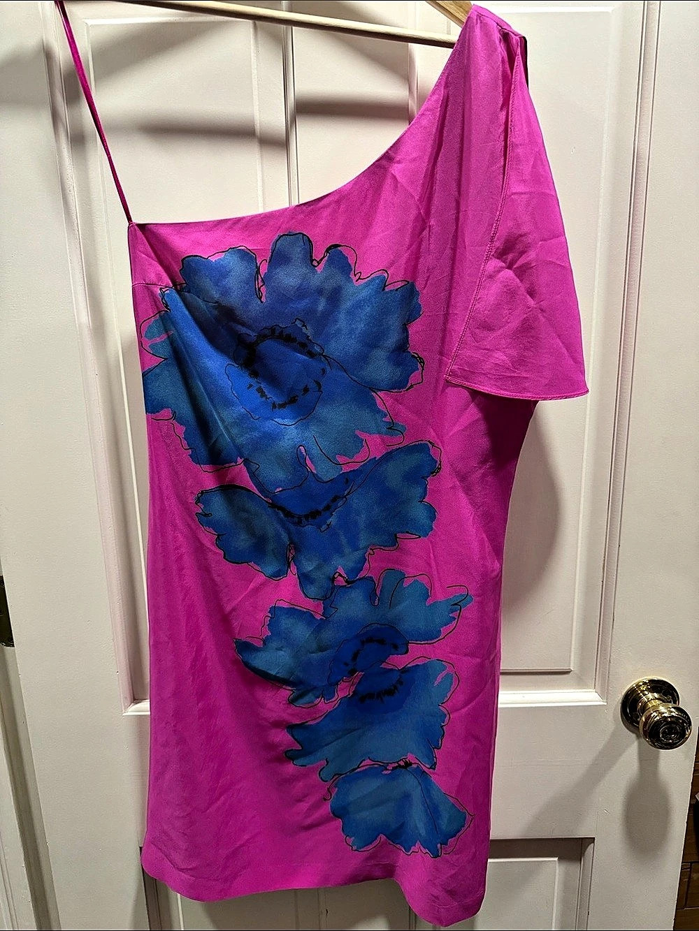 Susana Monaco Floral Mini Dress in Pink & Blue Like New